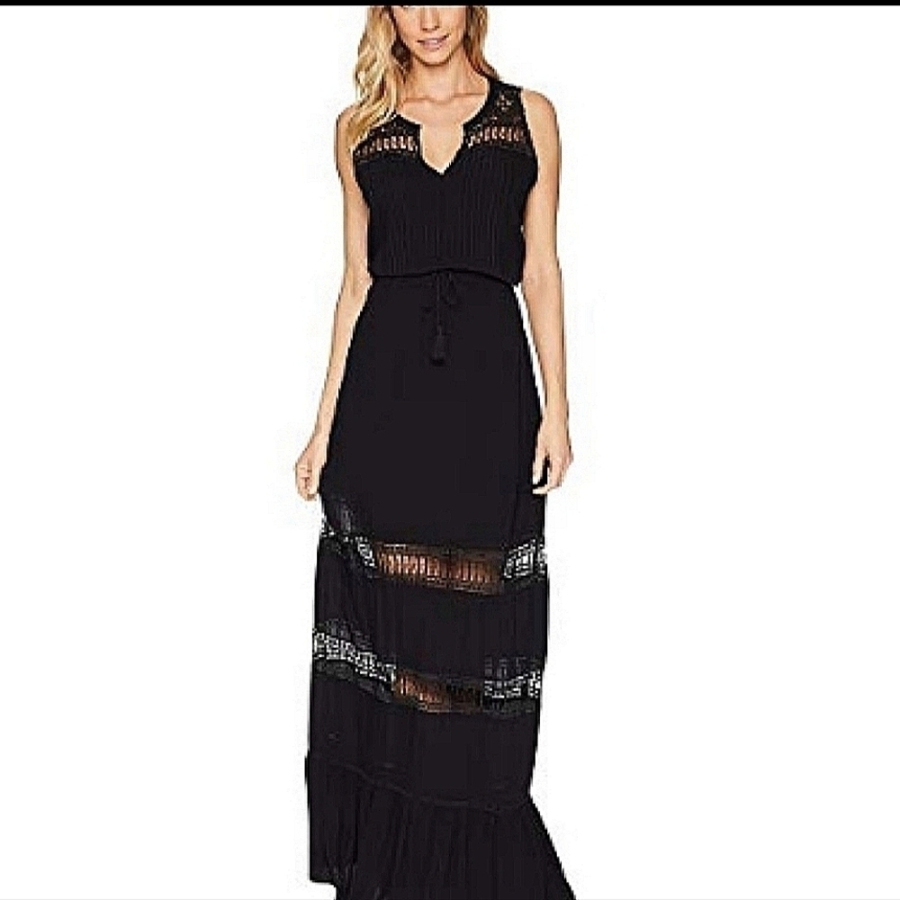 BB Dakota-NWT- Ranae Lace Detailed Maxi Dress-Size XS - Picture 4 of 14